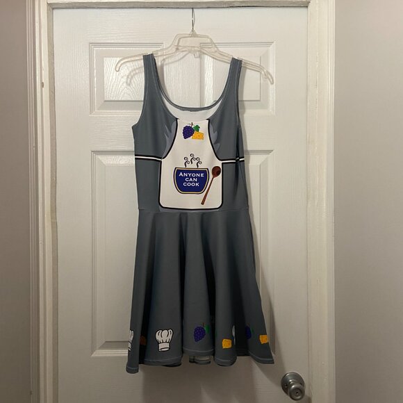 Anyone can Cook theme skater style dress.  Small NEW by Mouse Runner Design. - Picture 12 of 14